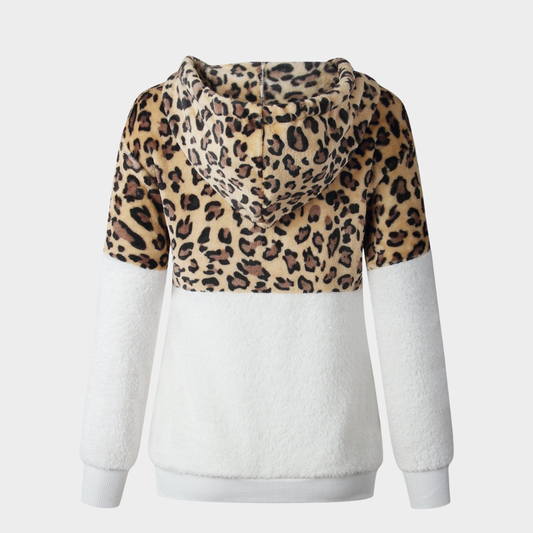 Women's Hooded Teddy Sweatshirt – Fleece – Long Sleeve – Warm & Soft – Multiple Colours