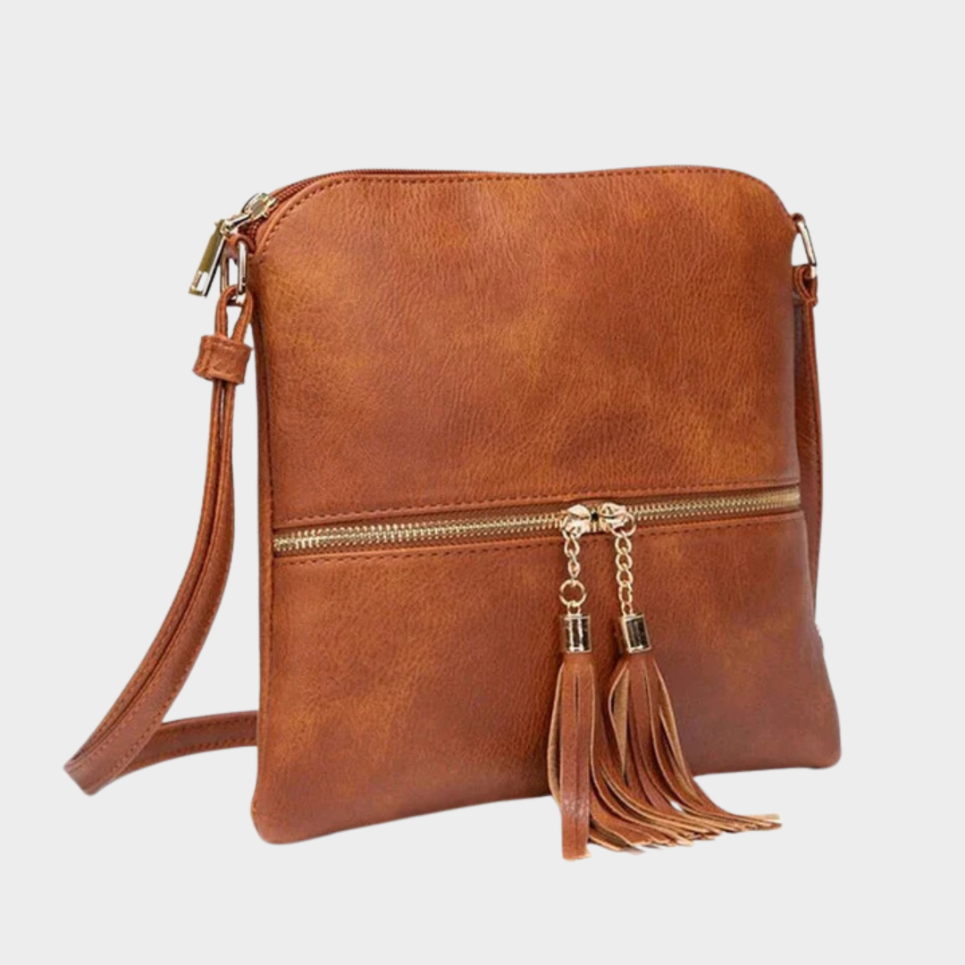 Women’s Retro PU Leather Shoulder Bag – Large Capacity Crossbody Design – Soft Solid Colour Handbag – High-Quality Lightweight Feel – Multiple Colours