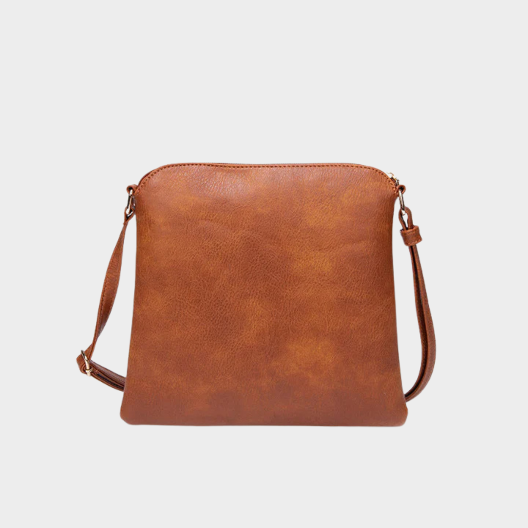 Women’s Retro PU Leather Shoulder Bag – Large Capacity Crossbody Design – Soft Solid Colour Handbag – High-Quality Lightweight Feel – Multiple Colours