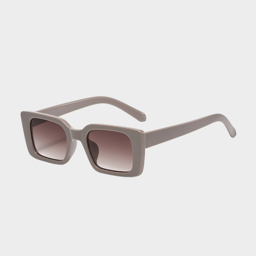 Retro Rectangle Sunglasses – Women UV400 Shades, Multiple Colors, Leopard and Tea Gradient Options