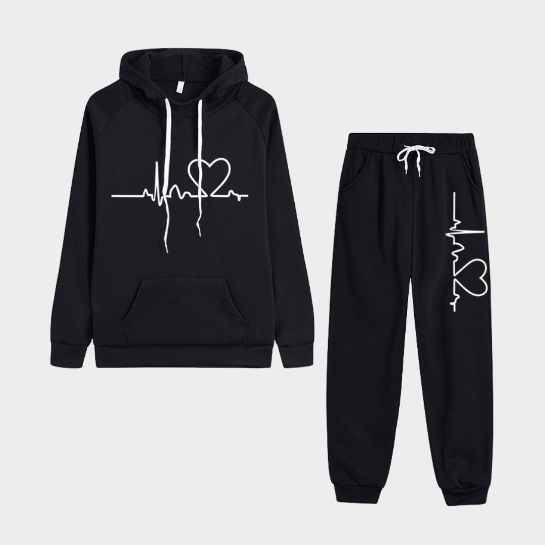 Women's Autumn Winter Tracksuit - Hoodies & Jogging Pants Set, Fleece Sweatshirt Pullover (Multiple Colors)