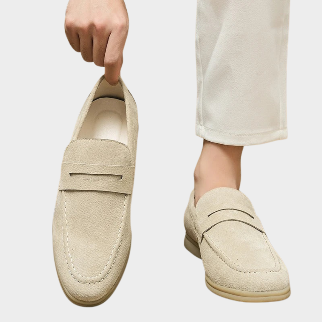 Men’s Genuine Leather Loafers – Business & Casual Shoes – Lightweight Driving Moccasins – Multiple Colours