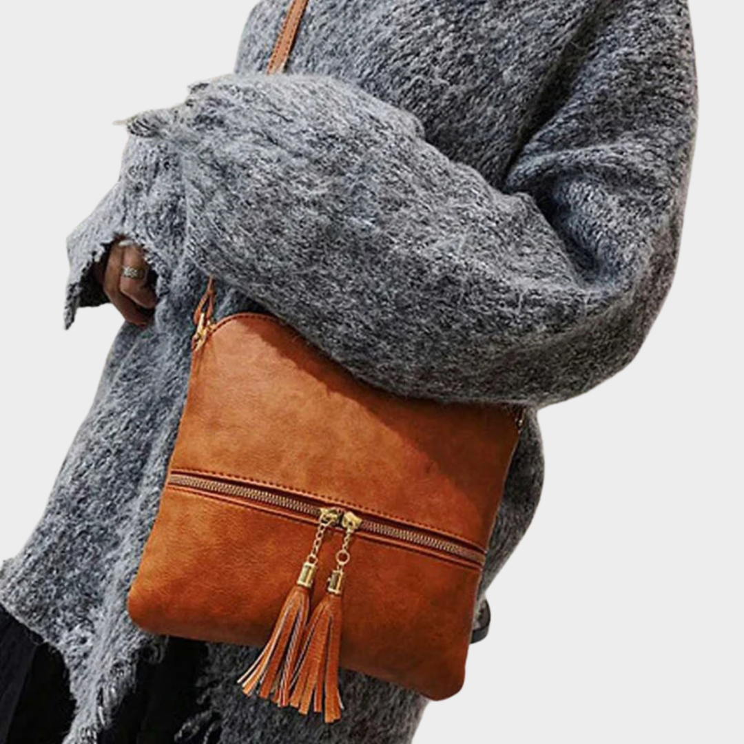 Women’s Retro PU Leather Shoulder Bag – Large Capacity Crossbody Design – Soft Solid Colour Handbag – High-Quality Lightweight Feel – Multiple Colours