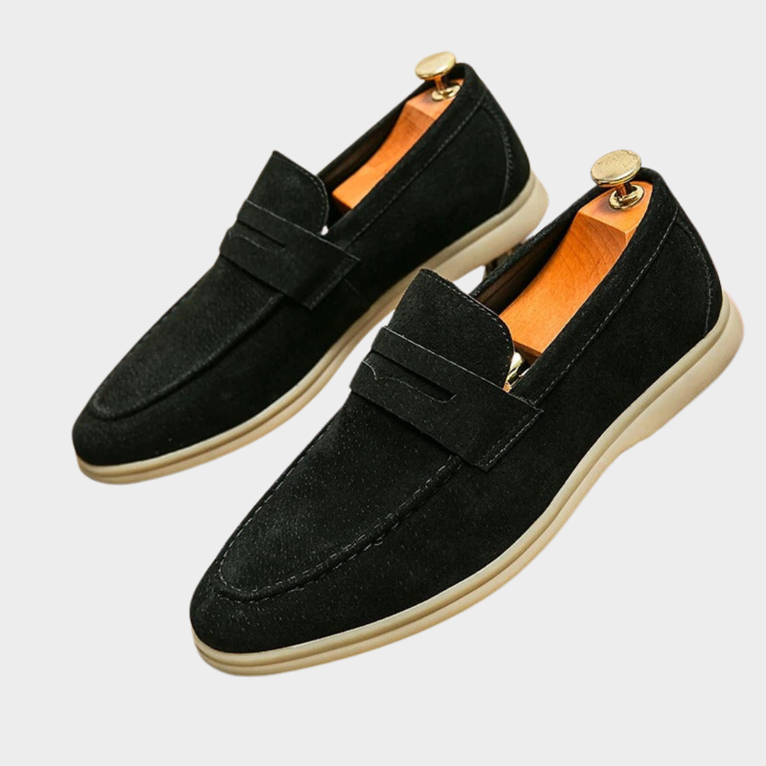 Men’s Genuine Leather Loafers – Business & Casual Shoes – Lightweight Driving Moccasins – Multiple Colours