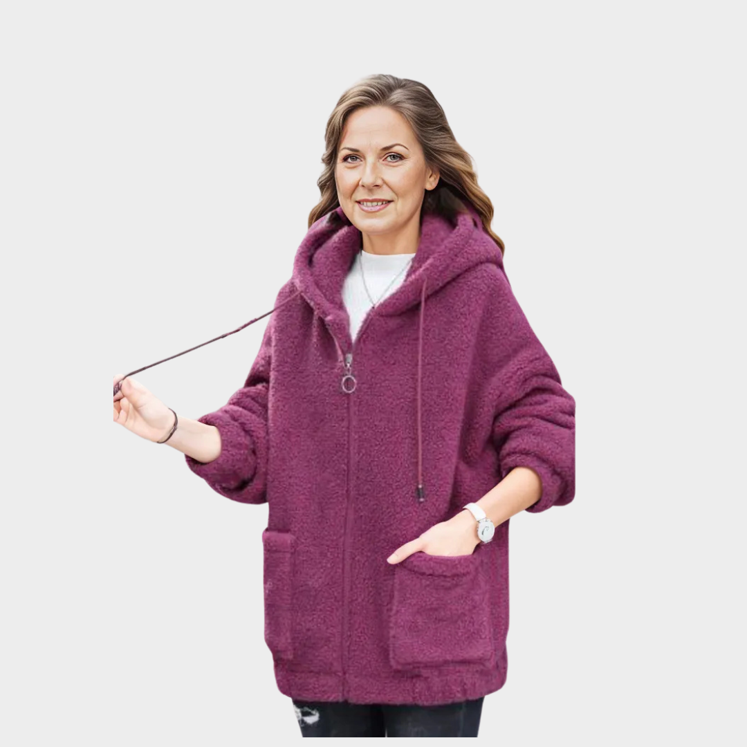 Women’s Sherpa Vest – Soft Velvet Lining, Relaxed Fit, Solid Colors for Fall & Winter