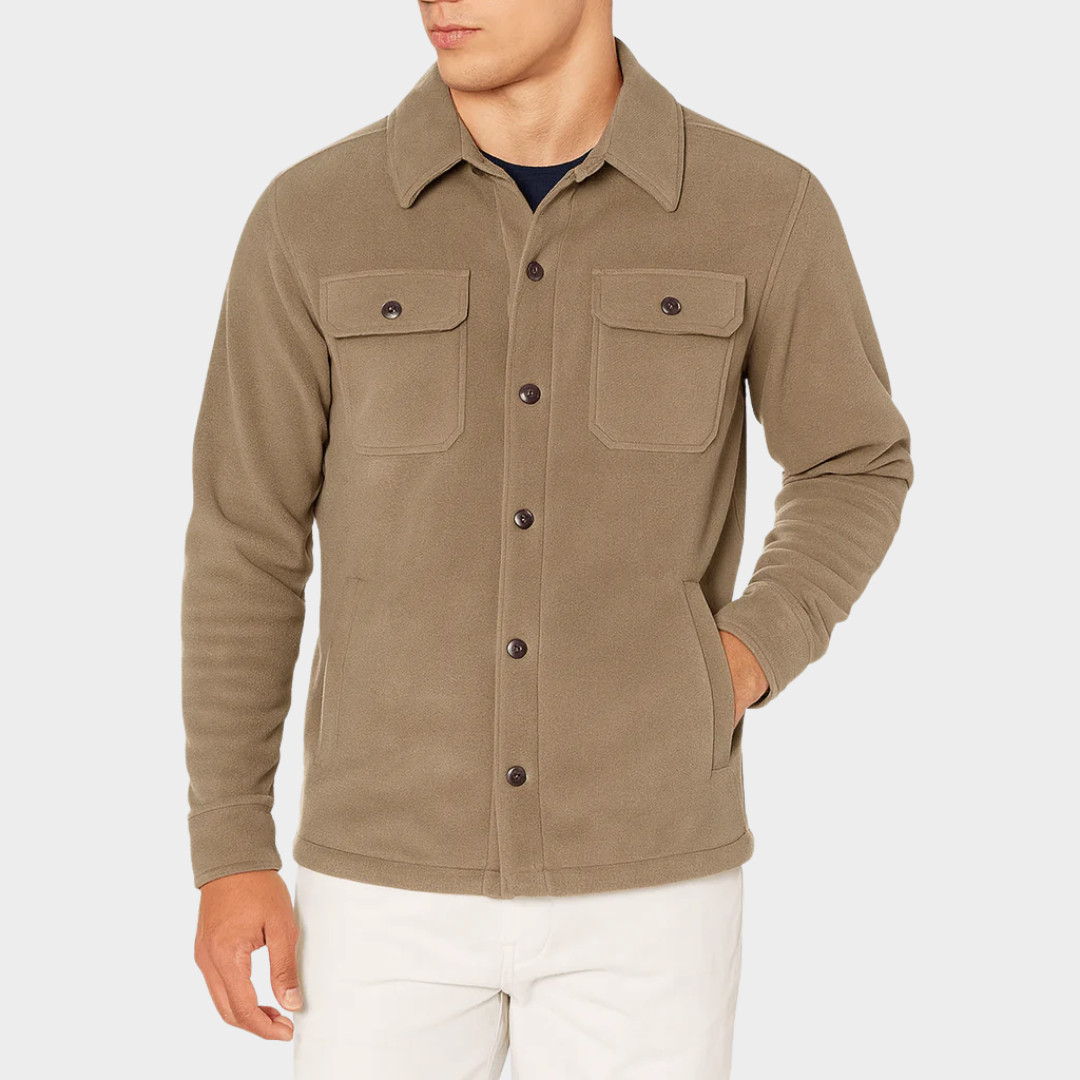 Men’s Tailored Jacket – Classic Everyday Outerwear with Turn-Down Collar and Sleek Fit – Breathable Fabric – Multiple Colours