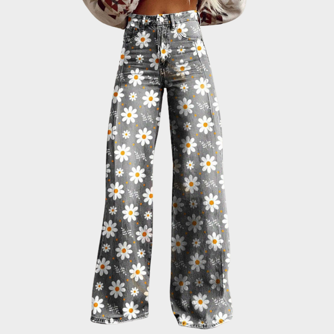 Women’s High Waisted Loose Fit Jeans – Retro Streetwear – Wide Leg Denim – Y2K Inspired – Comfortable High-Rise Cut – Multiple Colours