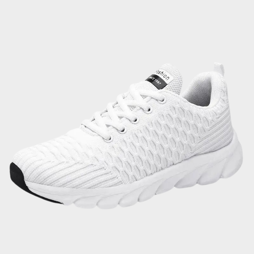 Women's Sneakers – Lightweight Mesh Trainers – Breathable & Comfortable – Lace-Up Design – Multiple Colours