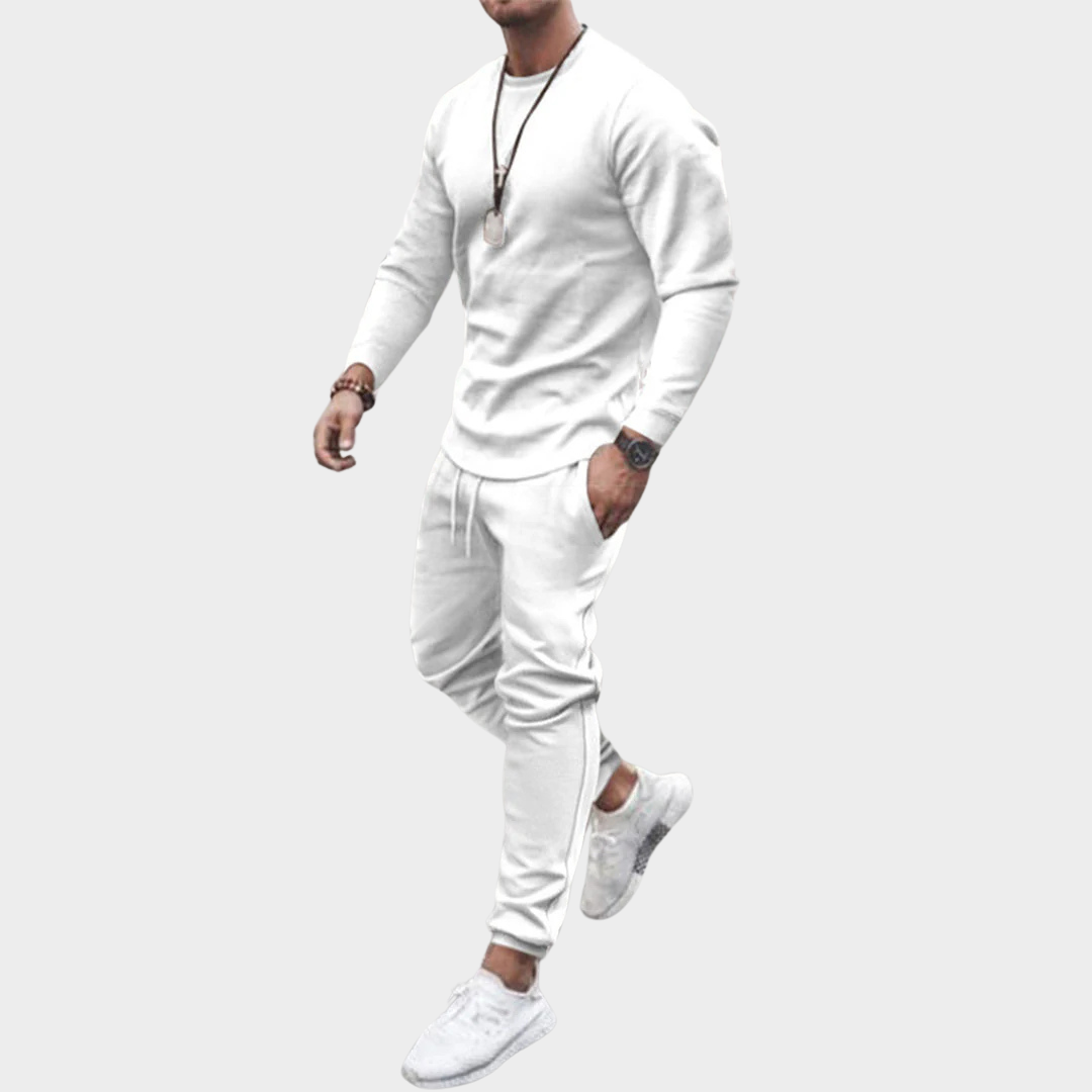 Men's Crewneck Sweatshirt – Casual Sportswear – Solid Colour – Soft Fabric – Relaxed Fit – Multiple Colours