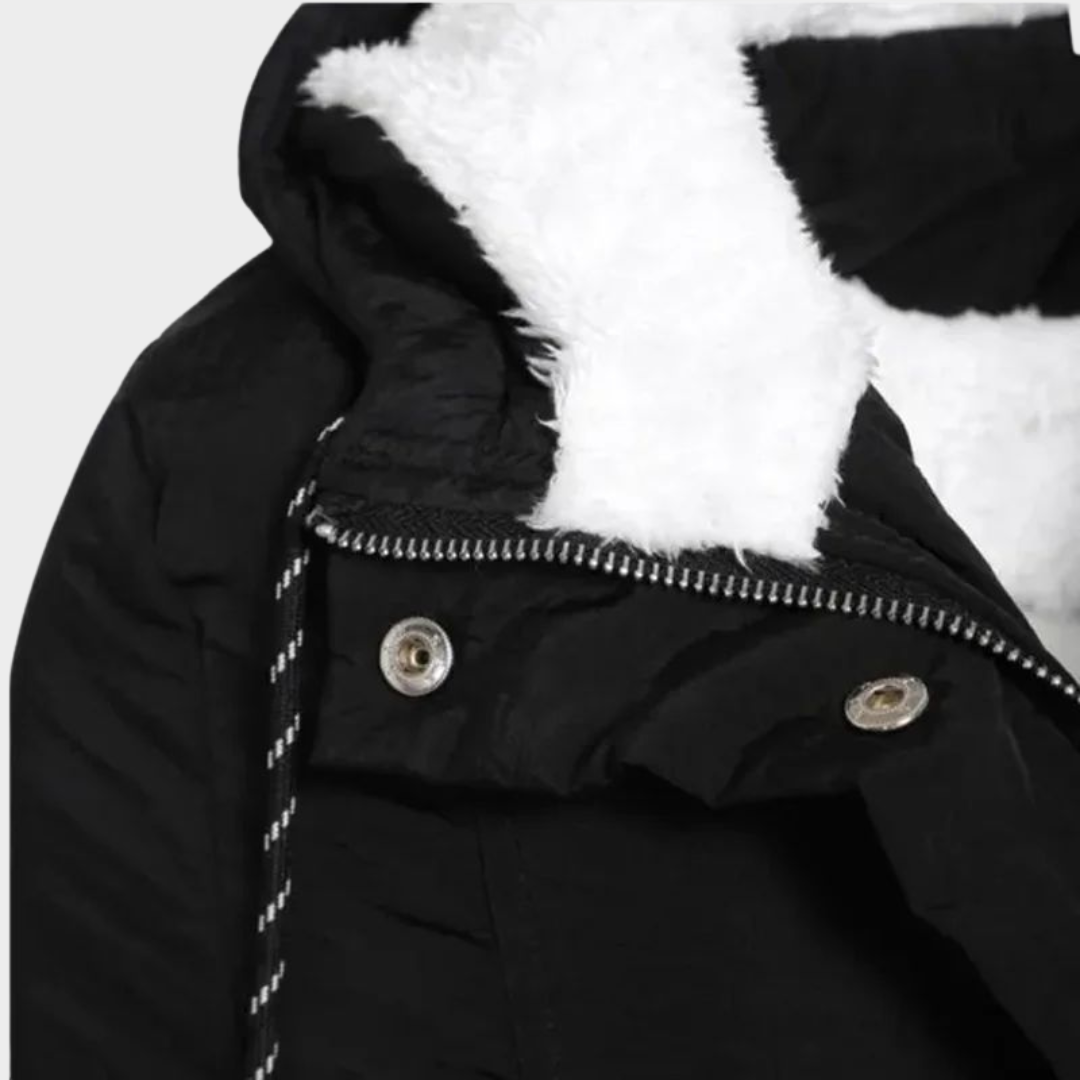 Women’s Parka Coat – Hooded Windproof Design – Thick Plush Lining – Warm & Durable – Multiple Colours