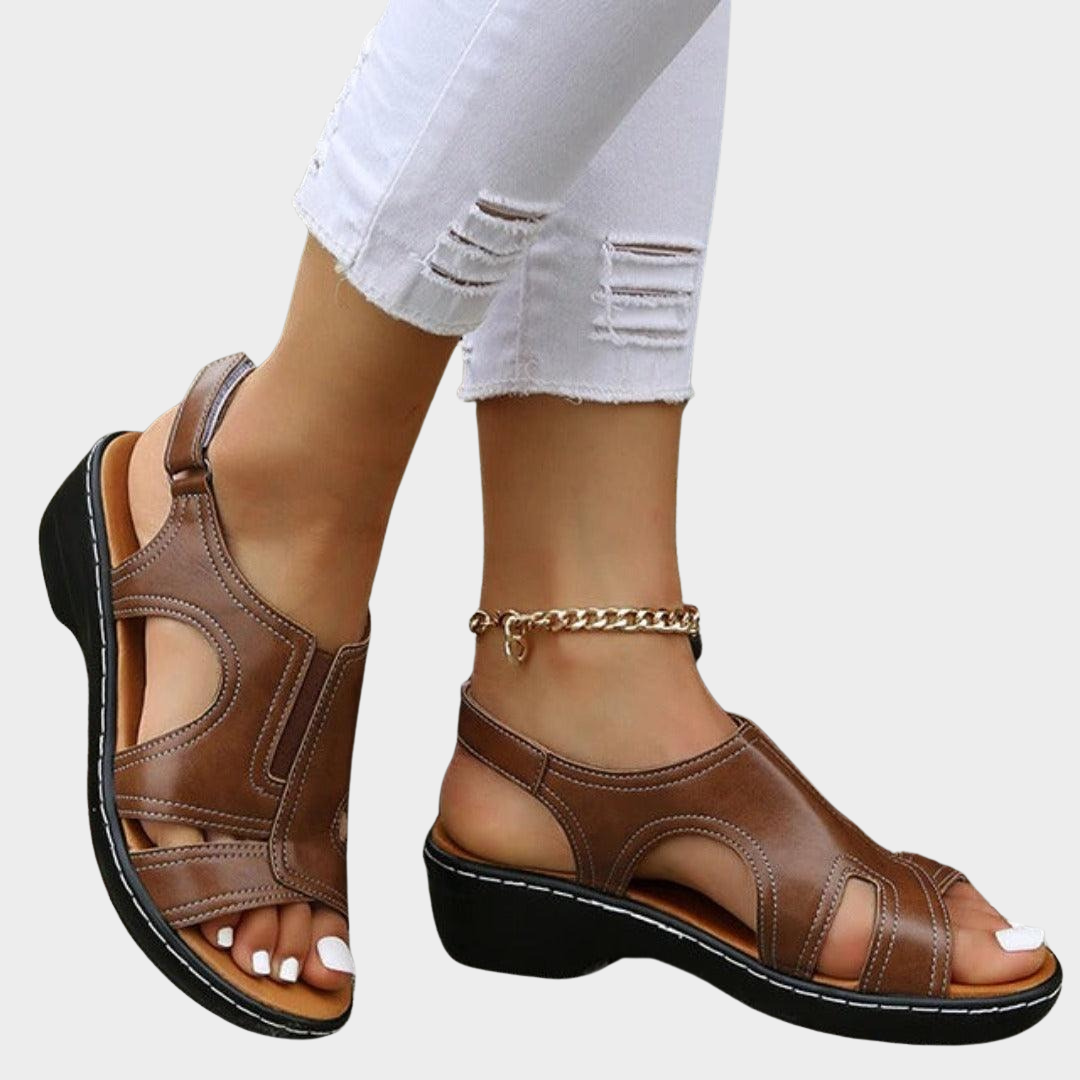 Women’s Orthopedic Wedge Sandals – Lightweight Comfortable Fit – Cushioned Sole and Open Toe Design – Multiple Colours