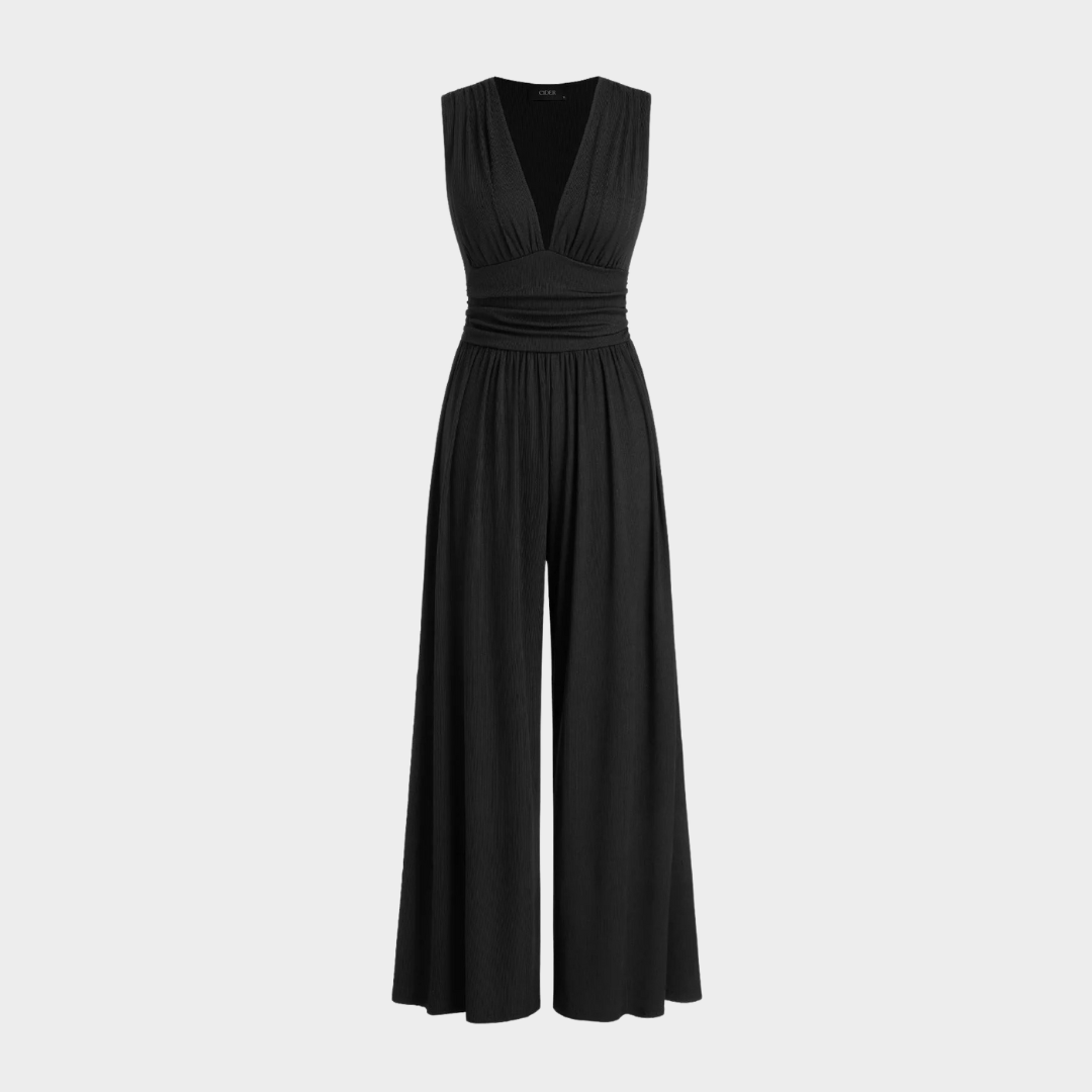 Women’s Sleeveless Jumpsuit – Chic Wide-Leg Design – Comfortable Fit – Elegant Versatile Style – Multiple Colours
