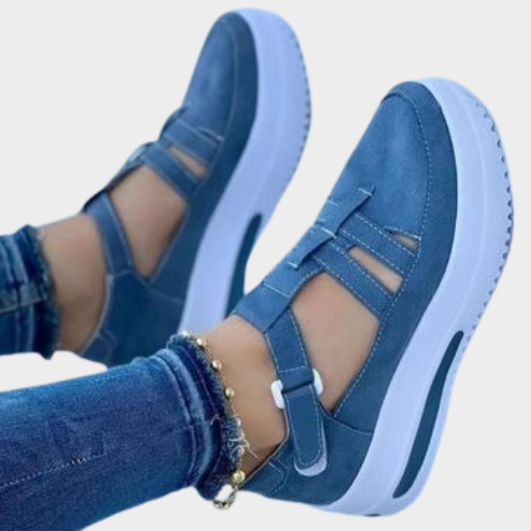 Women’s Platform Wedge Sandals – Open Toe – Slingback Strap – Comfortable Lightweight Fit – Multiple Colours