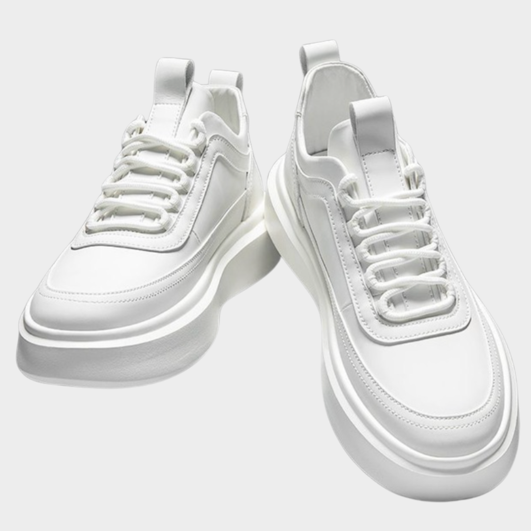 Men's Trendy Sneakers – Breathable Casual Shoes – Inner Heightened Sole – Vulcanized Design – Comfortable Fit – Multiple Colours