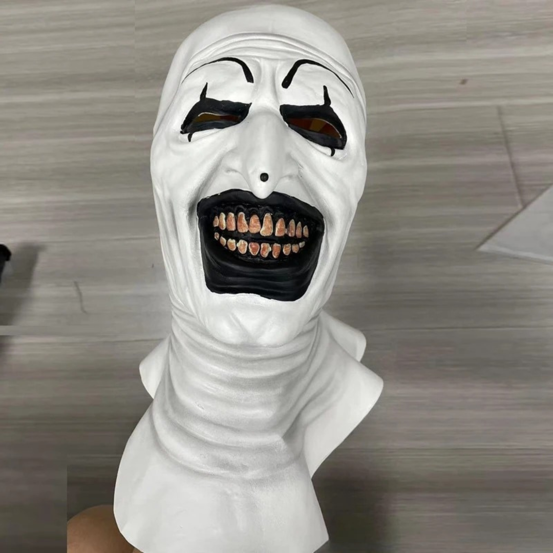 Art the Clown Halloween Costume – Unisex Horror Cosplay Jumpsuit with Mask Options – Terrifier Movie Character Outfit for Adults & Kids