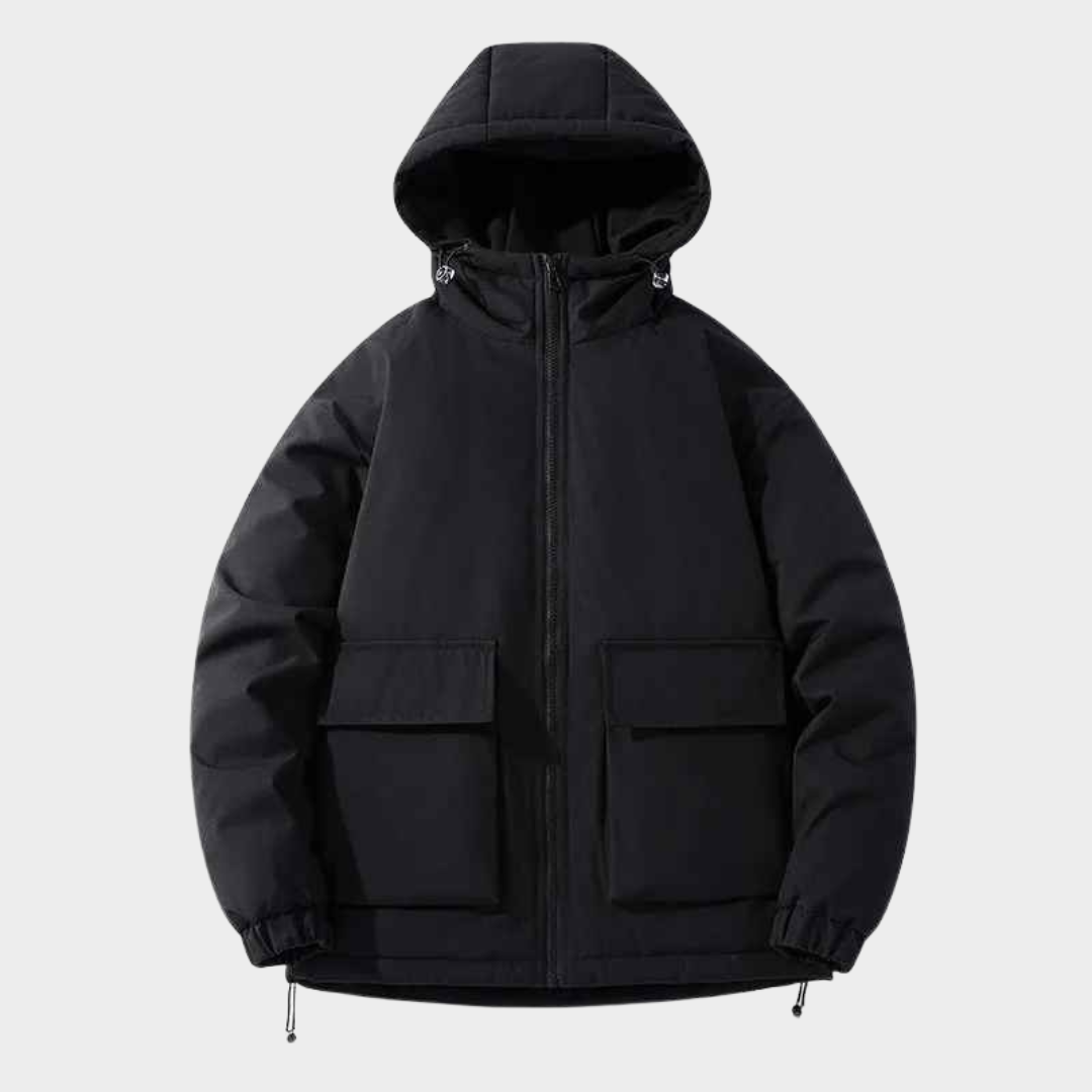 Men’s Hooded Cotton Fishing Jacket – Thermal Outdoor Thicken Coat – Multiple Colours