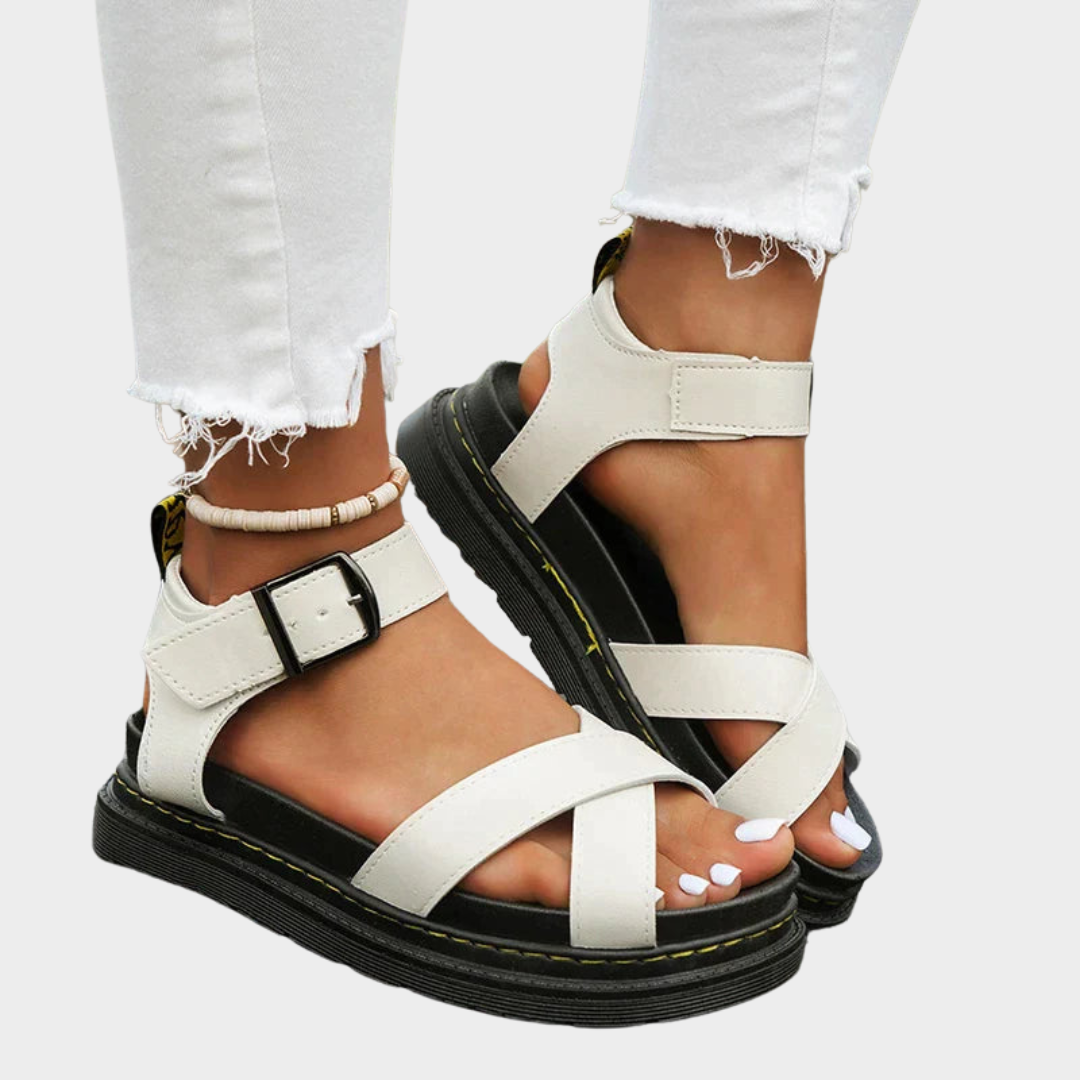 Women's Platform Sandals – Flat Sole – Comfortable & Stylish – Open Toe – Fashionable Beach Wear – Multiple Colours