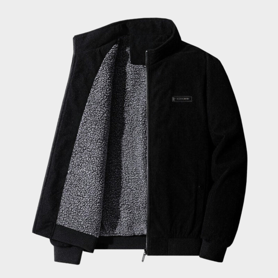 Men’s Corduroy Jacket – Warm Lamb Wool Lining – Classic Fit – Thick & Comfortable – Multiple Colours