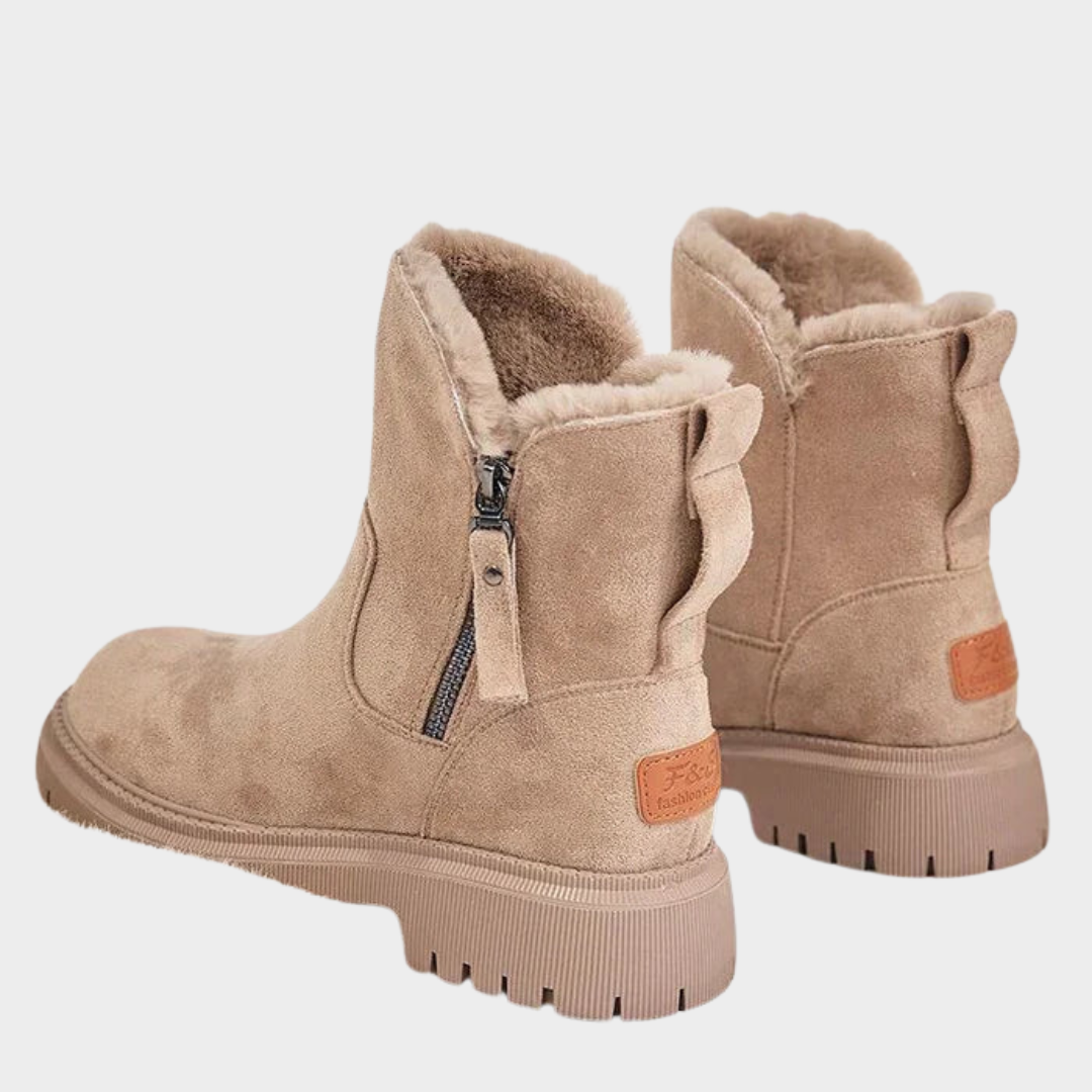Women's Snow Boots – Mid-Top Design – Plush Lining – Warm & Comfortable – Non-Slip Sole – Multiple Colours