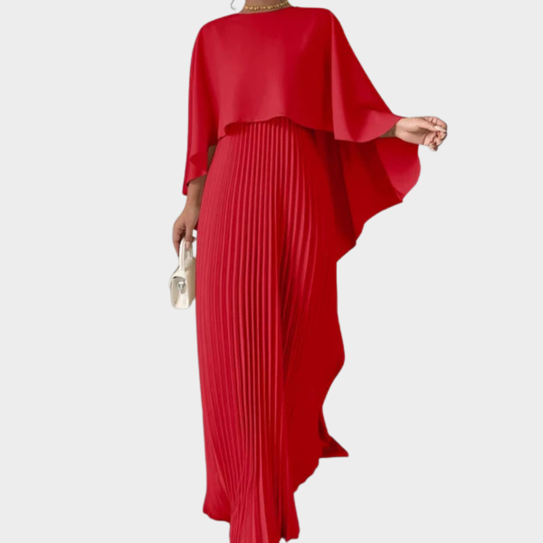Women's Asymmetrical Long Sleeve Dress – Elegant Sheath Fit – O-Neck Style – Multiple Colours