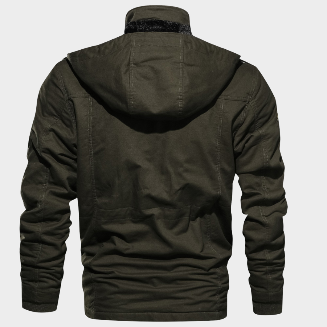 Men's Military Cargo Jacket - Multi-Pocket - Cotton - Warm and Durable - Multiple Colours