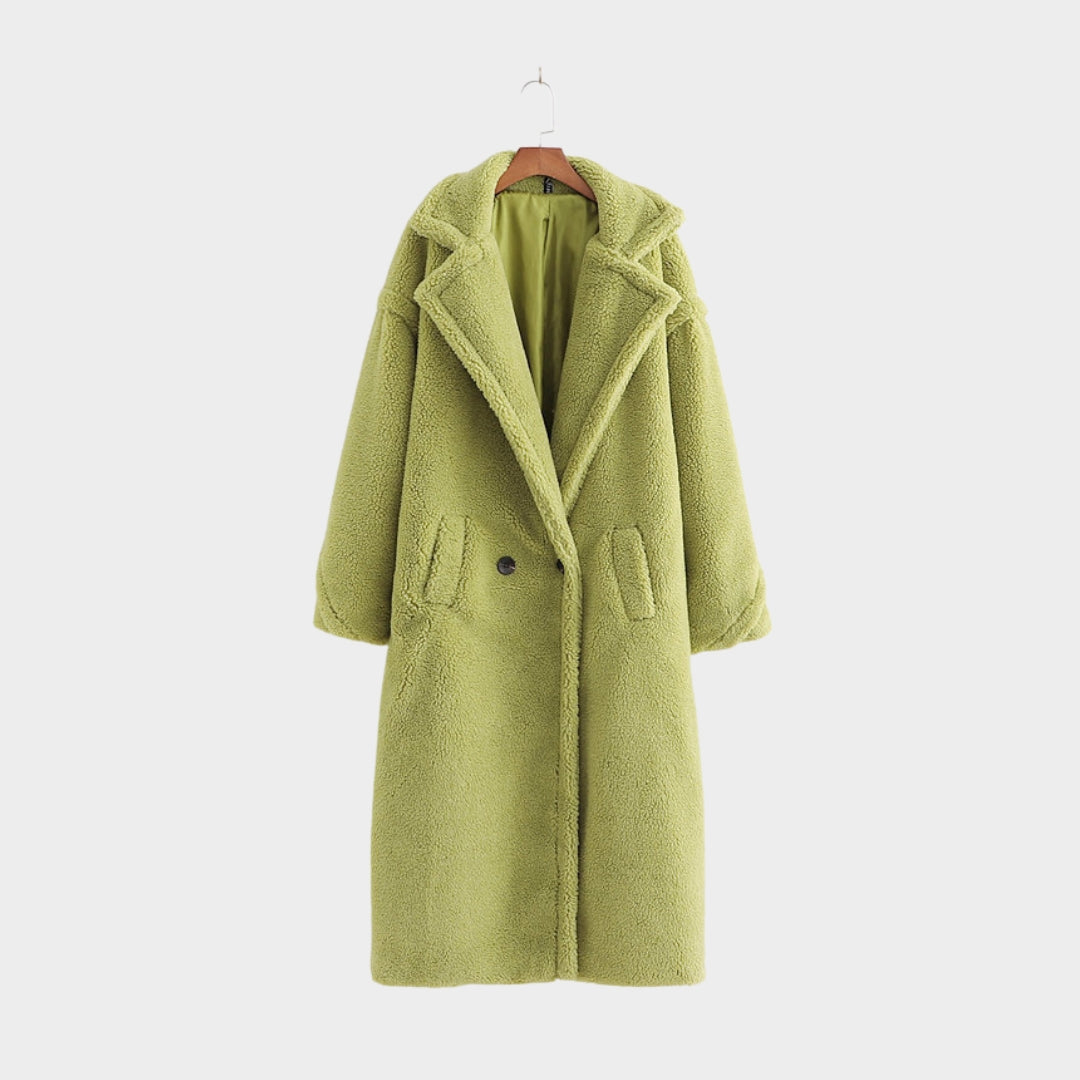 Women's Casual Long Trench Coat - Solid Single Breasted Autumn Winter Streetwear (Light Brown, Dark Brown, and More)