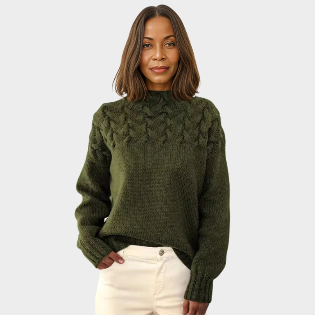 Thick Women’s Turtleneck Sweater Oversized Knit Jumper Relaxed Fit - Red, Dark Pink, Pink, and More