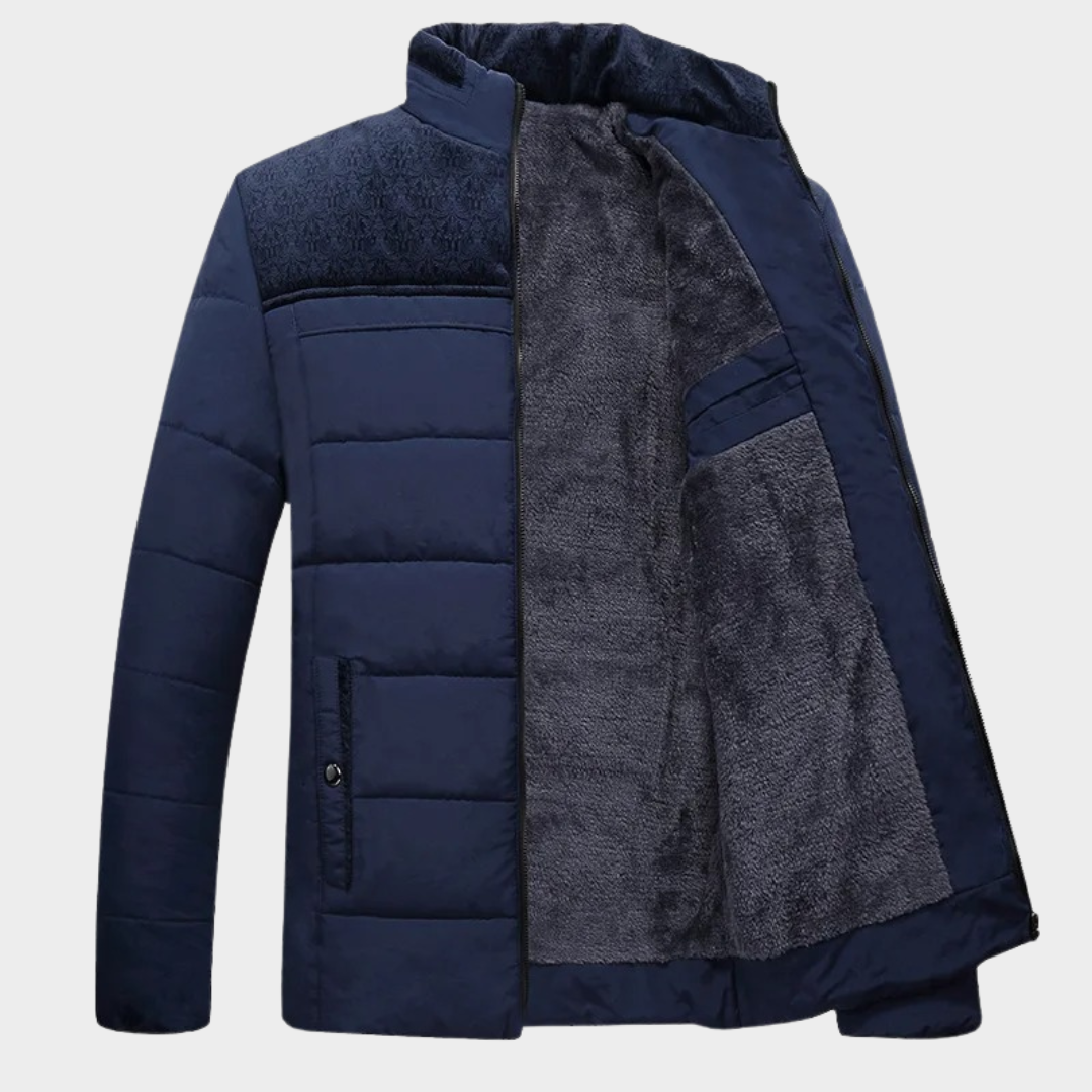 Men’s Warm Windproof Jacket – Thick Fleece Lined Casual Outerwear Coat – Multiple Colours