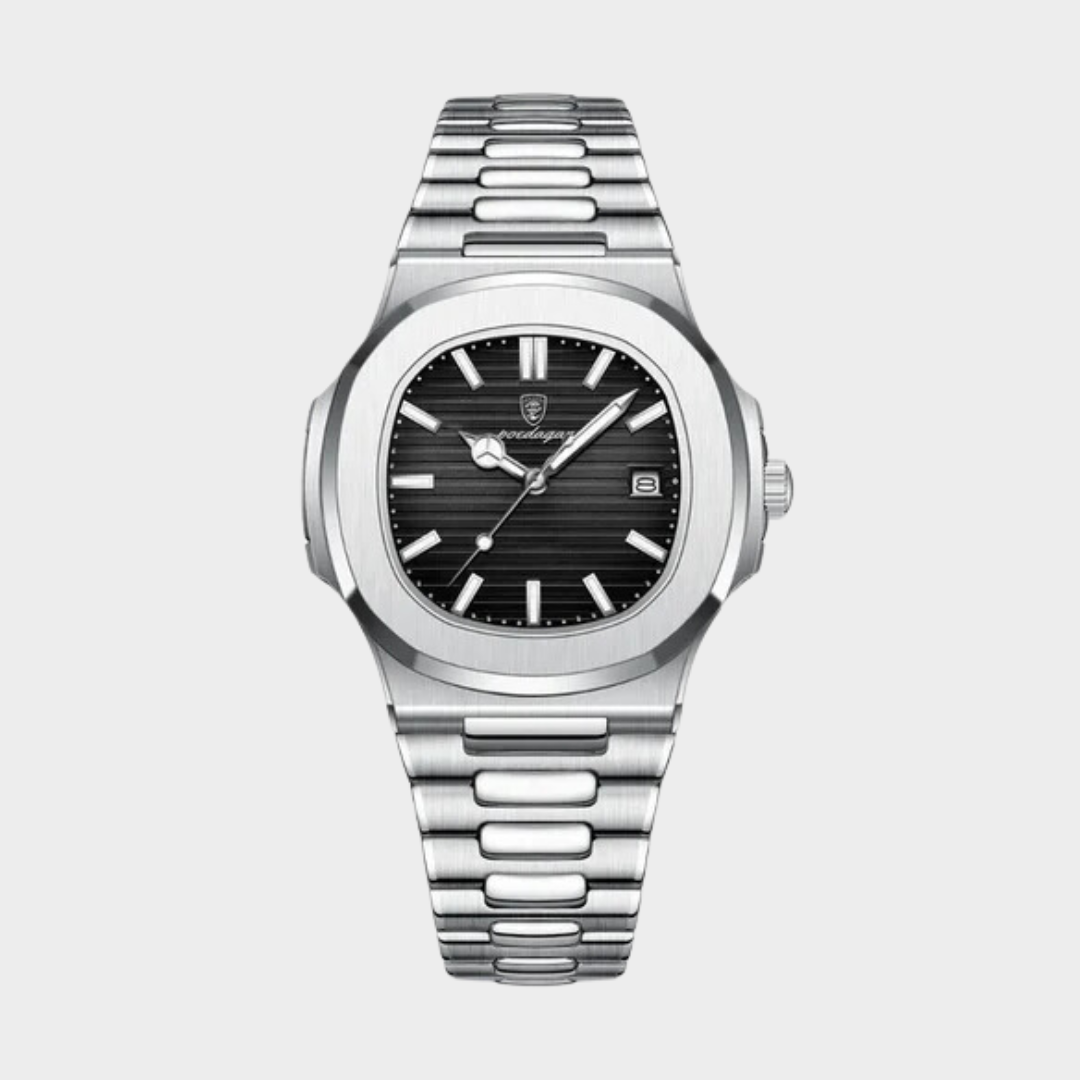 Luxury Men’s Waterproof Watch – Stainless Steel - Adjustable Strap