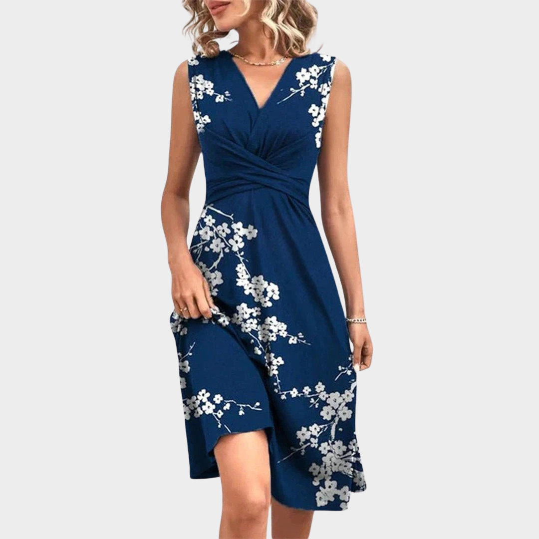 Women’s Midi Wrap Dress – Ruffled Sleeve Detail with Flattering Silhouette – Lightweight Comfortable Fit – Multiple Colours