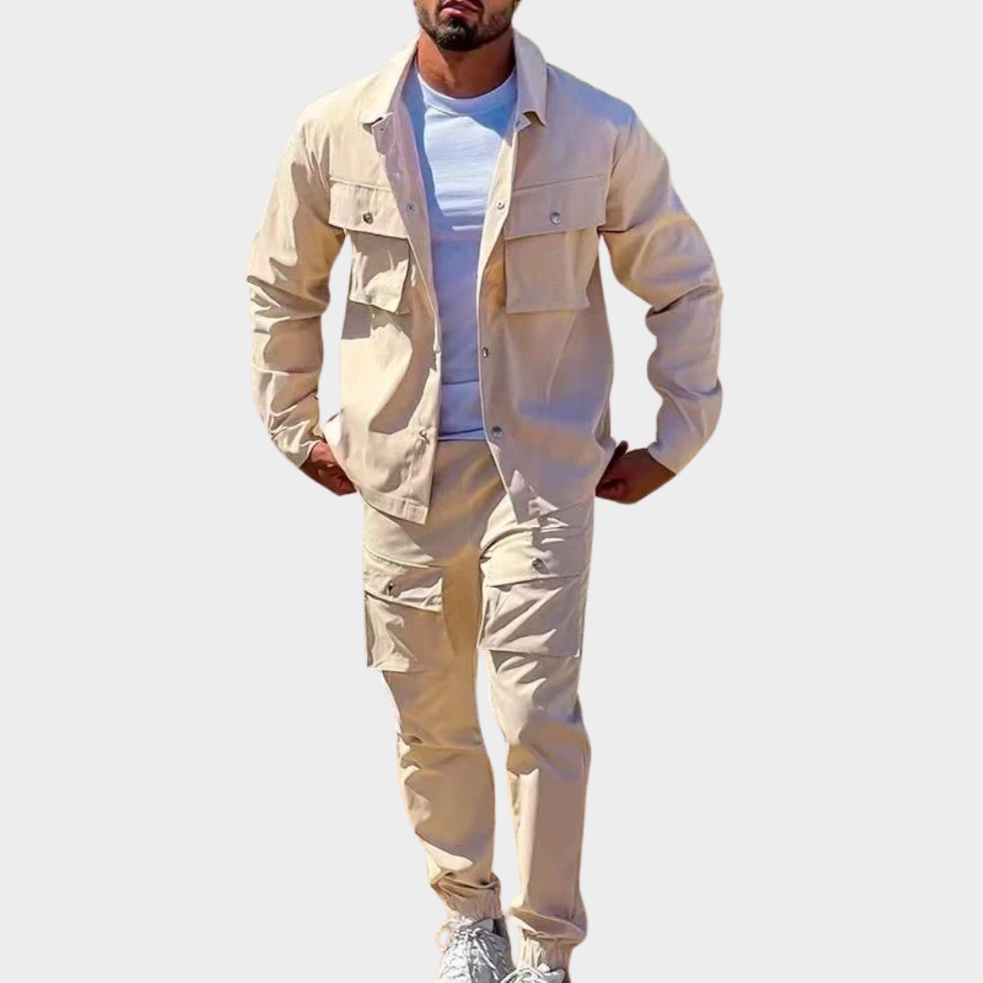 Men’s Casual Tracksuit – Long Sleeve Jacket & Joggers – Comfortable & Stylish – Multiple Colours