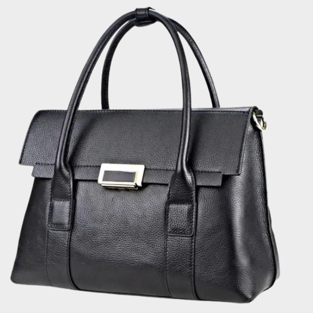 Women Handbag – Genuine Leather Briefcase with Large Capacity and Structured Design – Multiple Colours