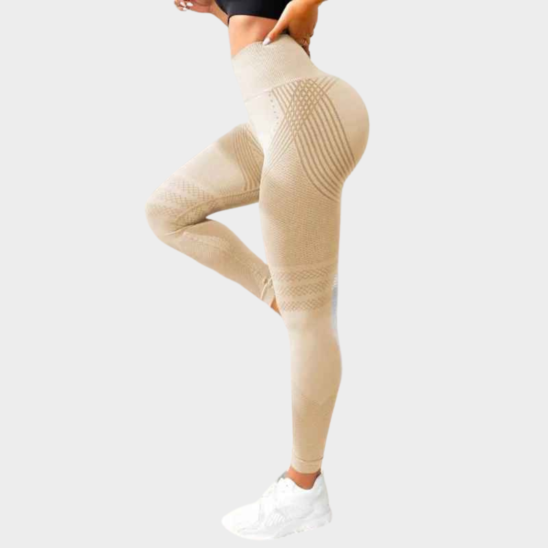 Women High-Waist Gym Leggings - Seamless Yoga Pants - Stretch Fit - Sports & Fitness Tights - Multiple Colours