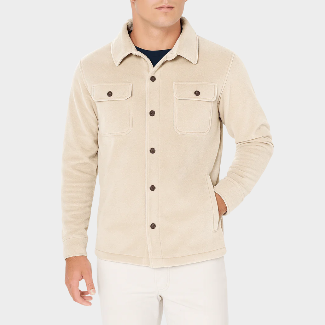 Men’s Tailored Jacket – Classic Everyday Outerwear with Turn-Down Collar and Sleek Fit – Breathable Fabric – Multiple Colours