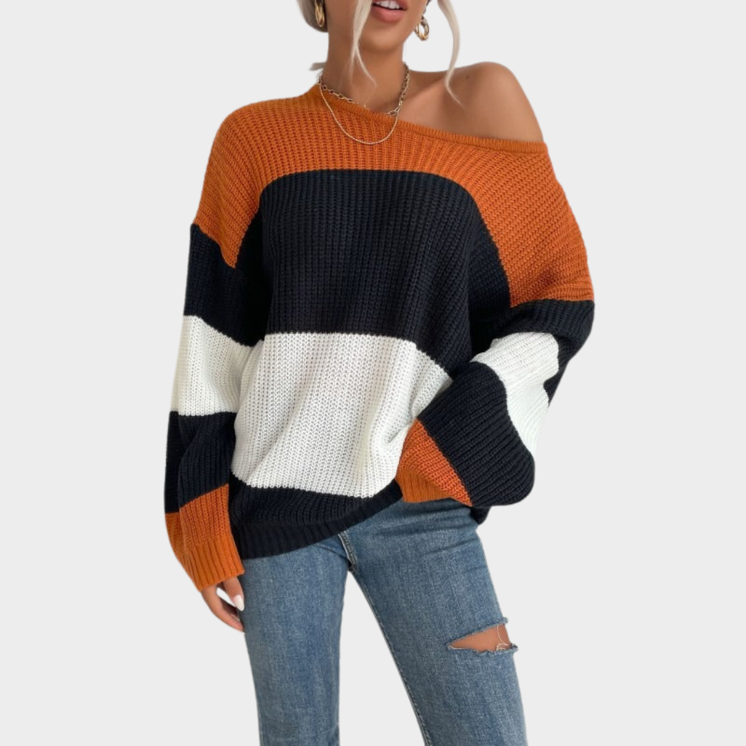 Women's Knit Pullover – Soft & Comfortable – Classic Fit – Stylish & Versatile – Multiple Colours