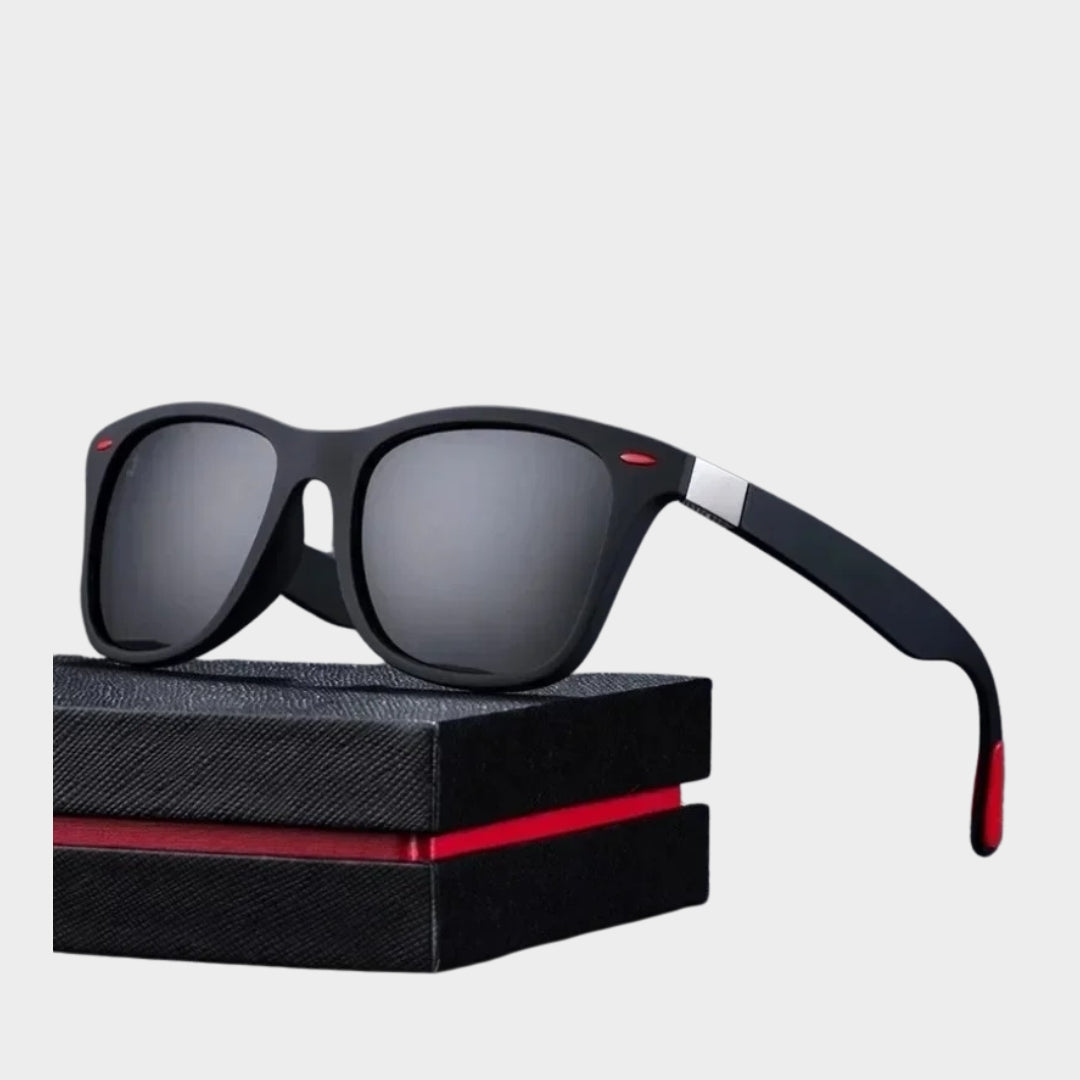 Fashion Vintage Square Polarized Sunglasses - Men, Classic UV400 Driving & Fishing Shades in Multiple Colors
