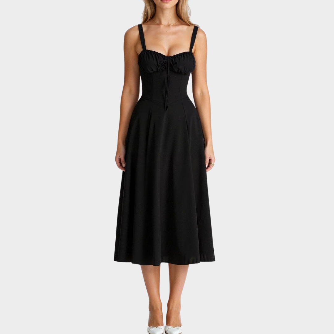Women’s Long Corset Dress – Floral Print – Bandage Fit – Sleeveless Sundress Style – Lightweight Resort Wear – Multiple Colours