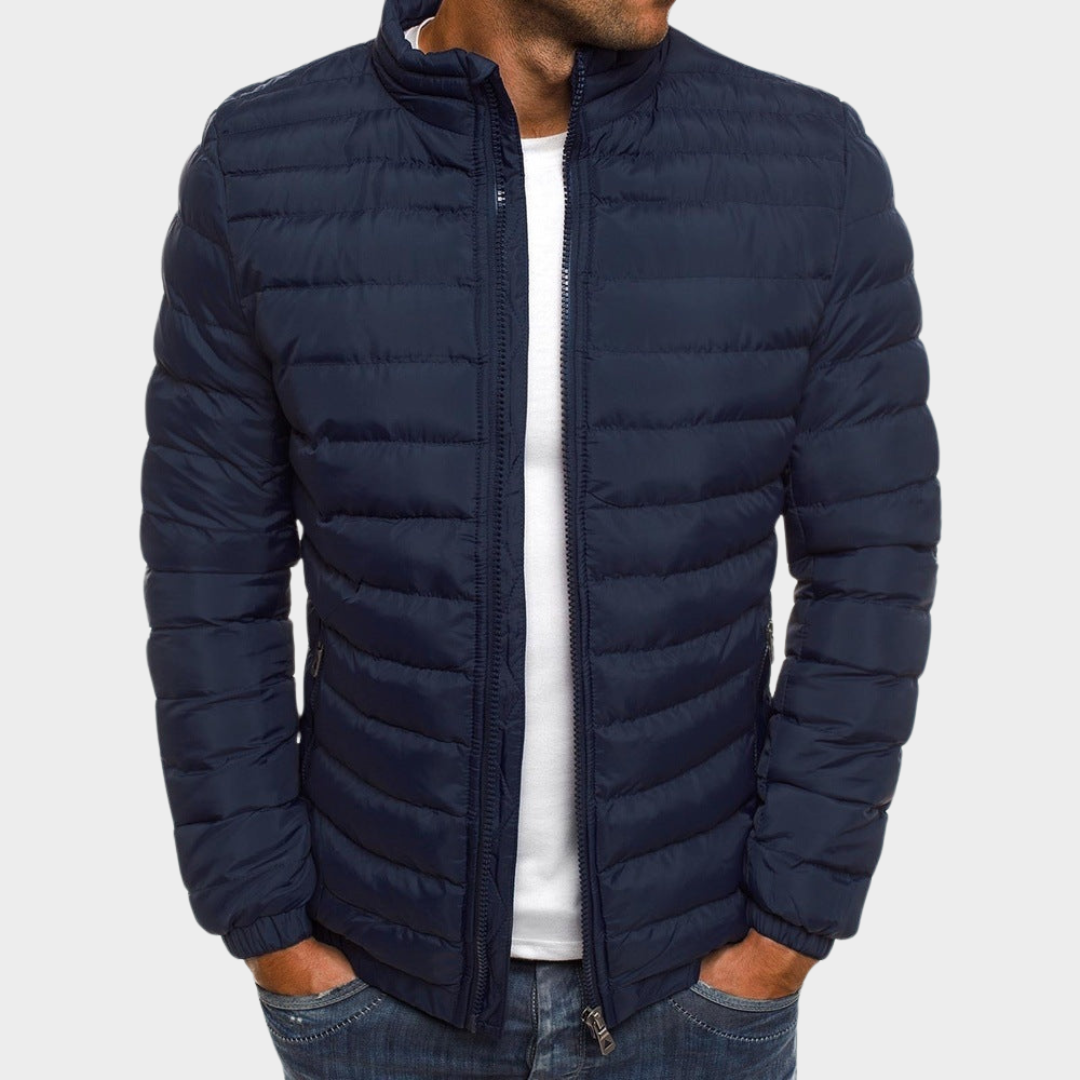 Men's Puffer Jacket – Zipper Closure – Warm & Insulated – Streetwear – Multiple Colours
