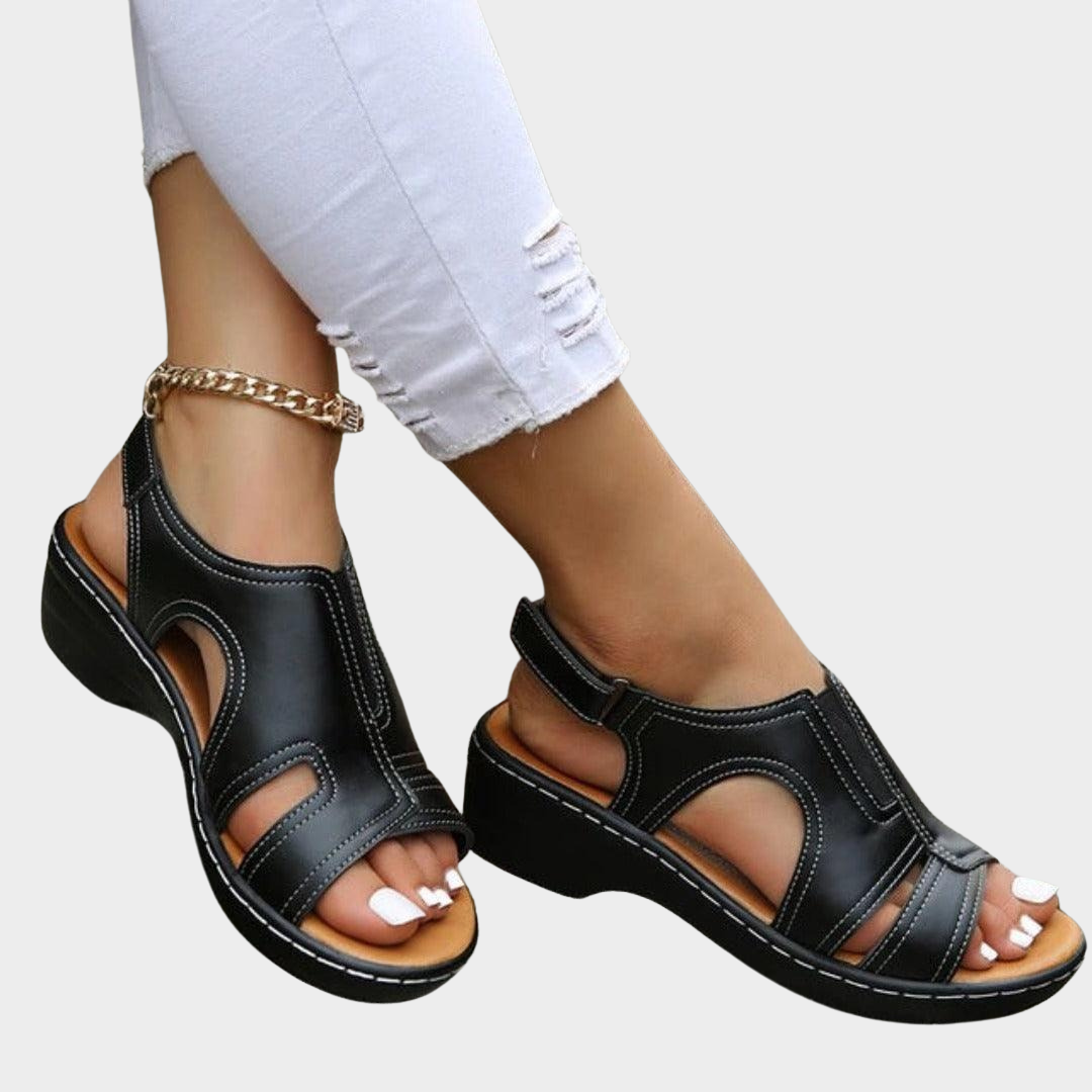 Women’s Orthopedic Wedge Sandals – Lightweight Comfortable Fit – Cushioned Sole and Open Toe Design – Multiple Colours