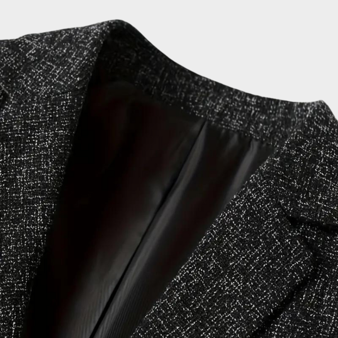 Men's Blazer - Single-Breasted Suit Jacket - Lapel Collar - Buttoned - Tailored Fit - Multiple Colours