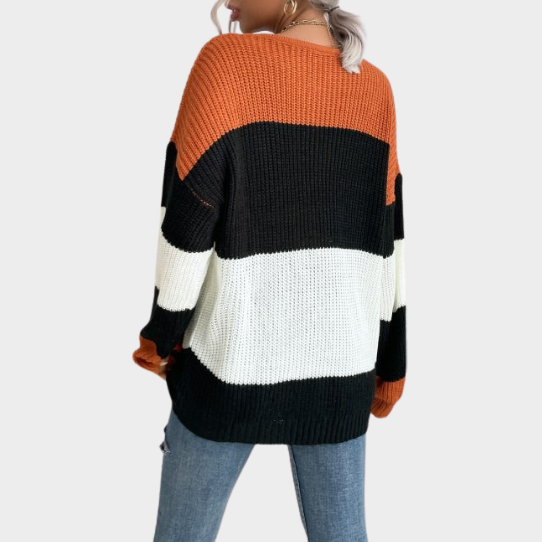Women's Knit Pullover – Soft & Comfortable – Classic Fit – Stylish & Versatile – Multiple Colours