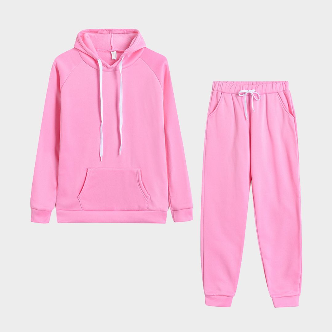 Women's Autumn Winter Tracksuit - Hoodies & Jogging Pants Set, Fleece Sweatshirt Pullover (Multiple Colors)