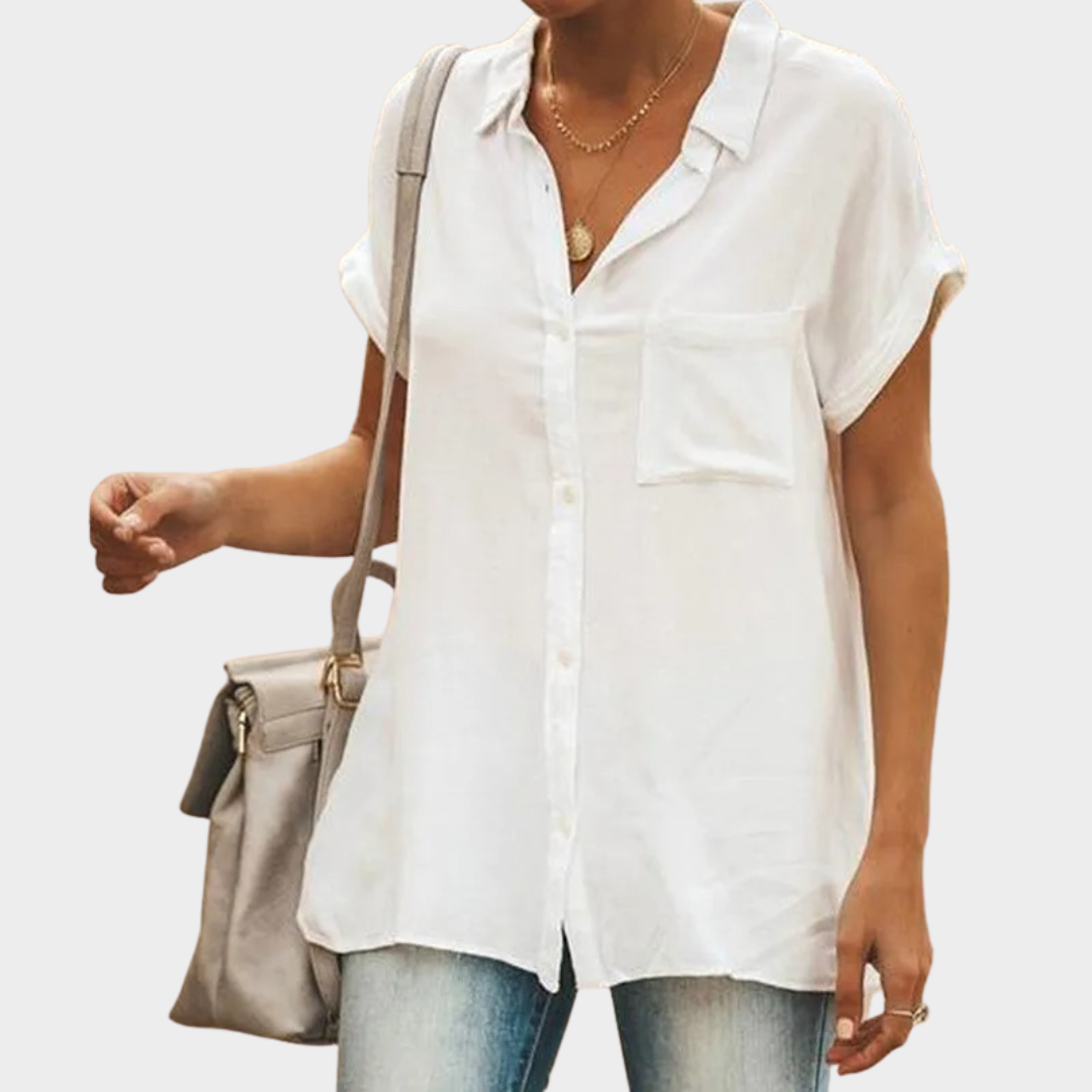 Women’s Short Sleeve Cardigan – Button-Front – Solid Colour – Lightweight Comfortable Fit – Multiple Colours