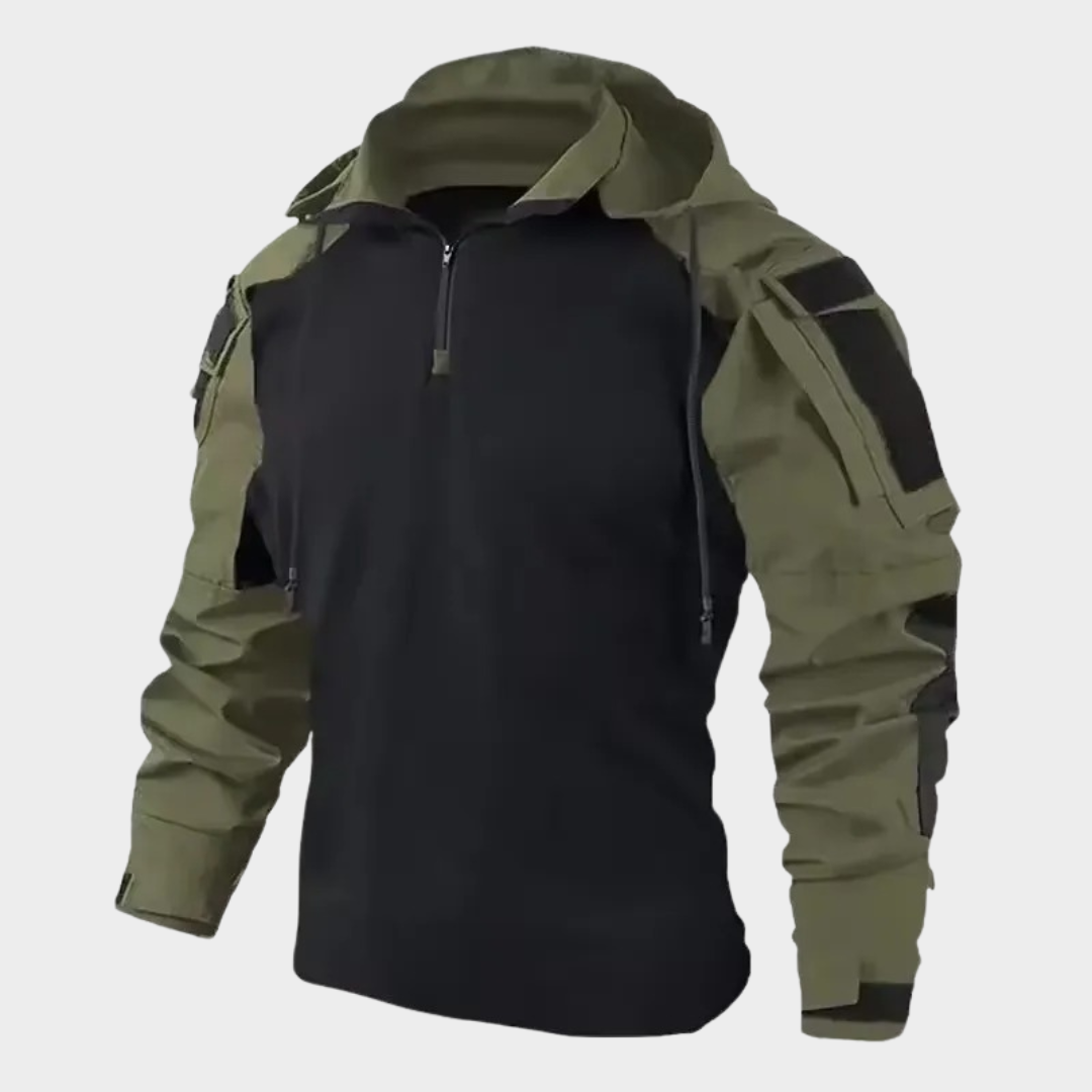 Men Tactical Utility Jacket – Weather-Resistant Outdoor Coat with Multiple Pockets – Durable Construction – Multiple Colours