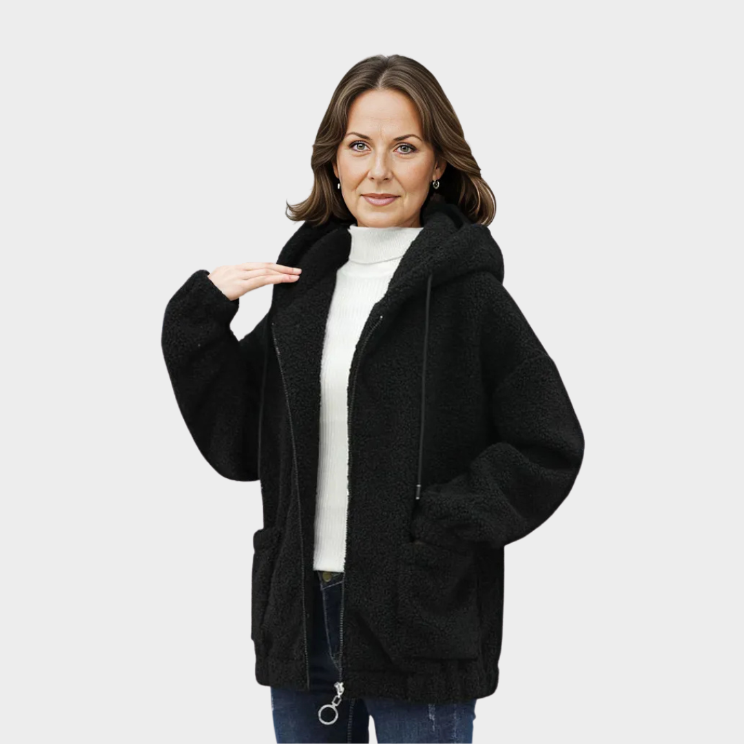 Women’s Sherpa Vest – Soft Velvet Lining, Relaxed Fit, Solid Colors for Fall & Winter