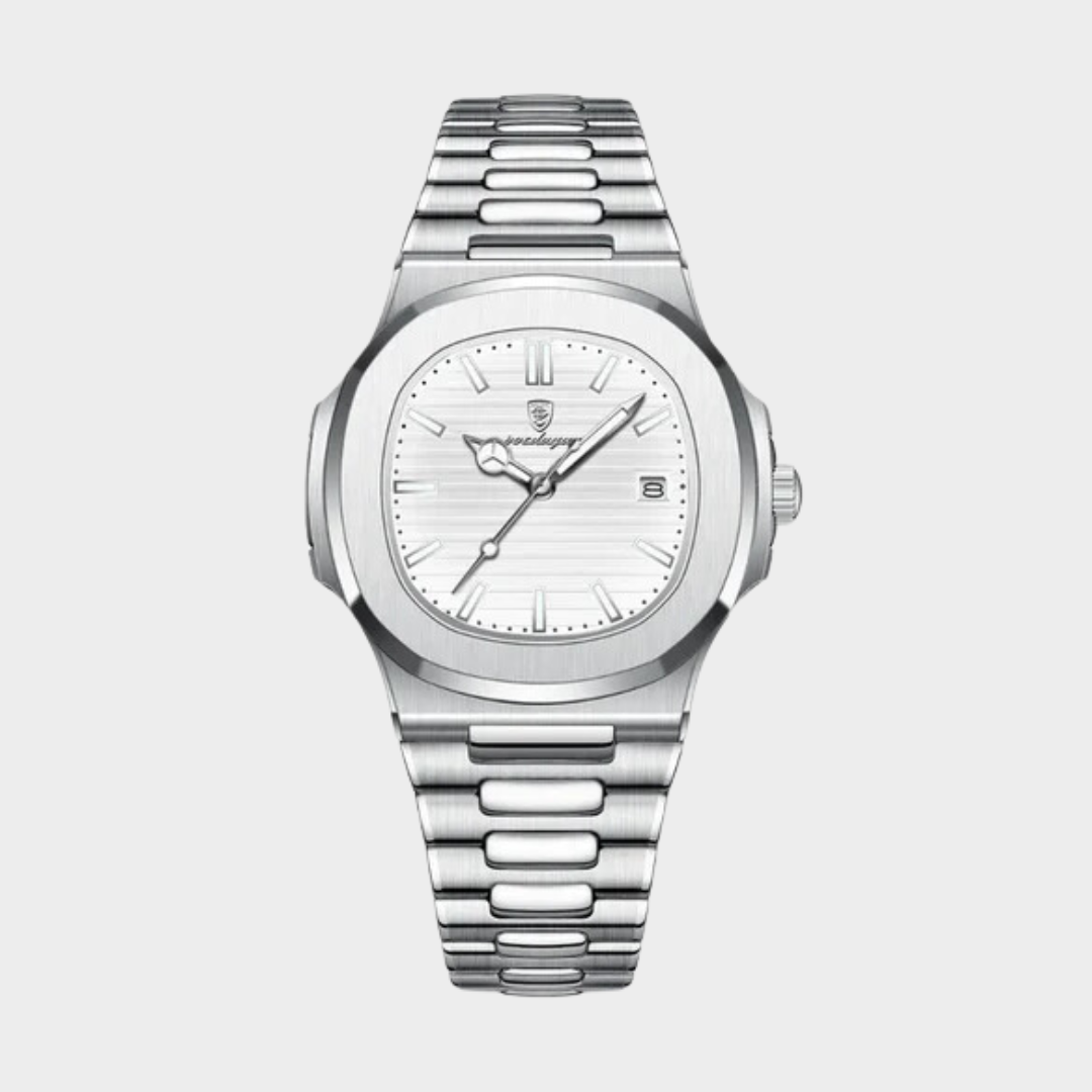 Luxury Men’s Waterproof Watch – Stainless Steel - Adjustable Strap