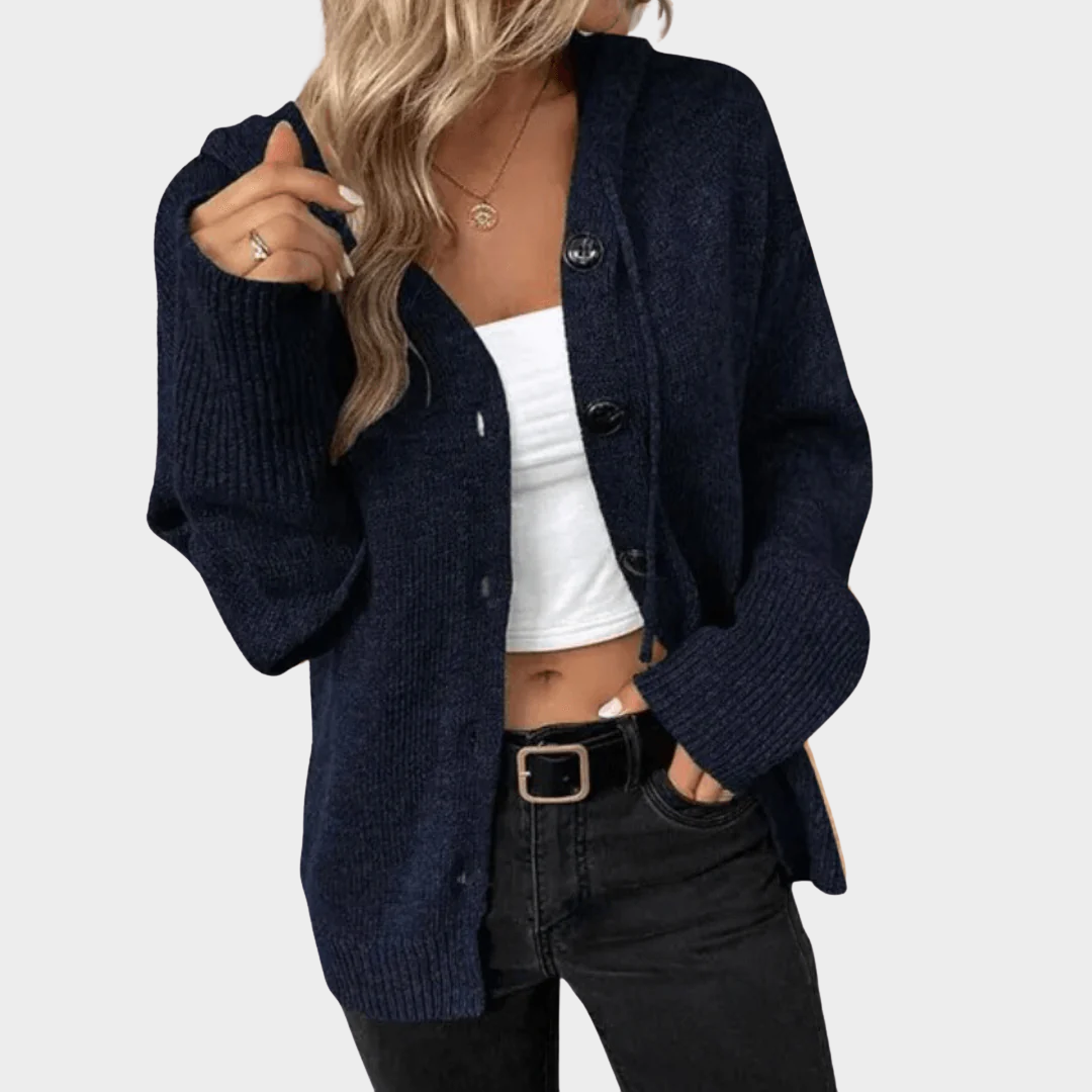 Women's Casual Long Sleeve Hoodie Jacket – Full Length Zip Front Polyester – Multiple Colours