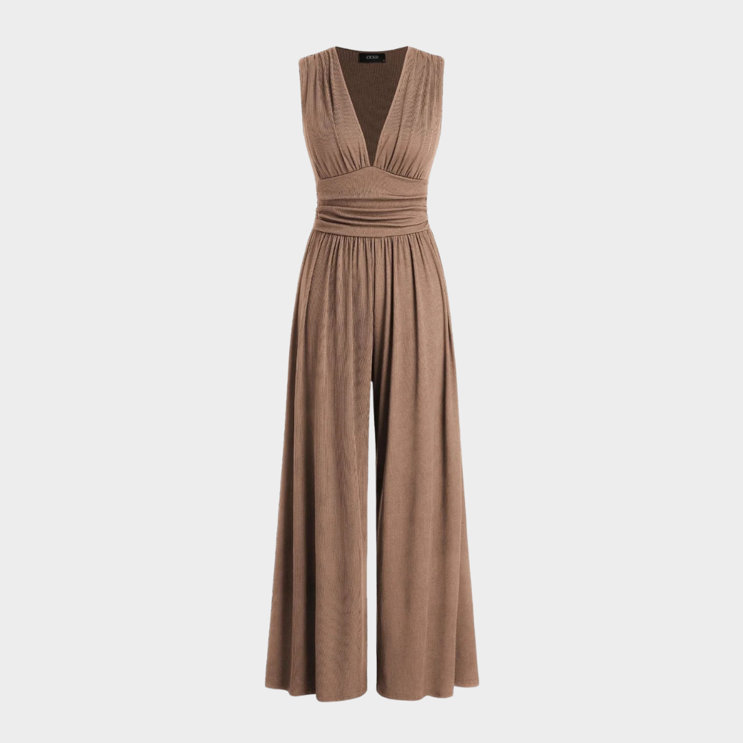 Women’s Sleeveless Jumpsuit – Chic Wide-Leg Design – Comfortable Fit – Elegant Versatile Style – Multiple Colours