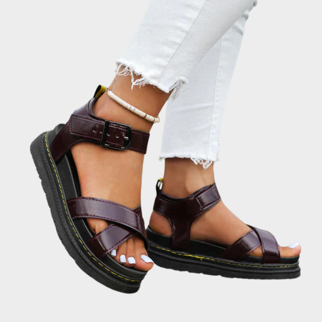Women's Platform Sandals – Flat Sole – Comfortable & Stylish – Open Toe – Fashionable Beach Wear – Multiple Colours