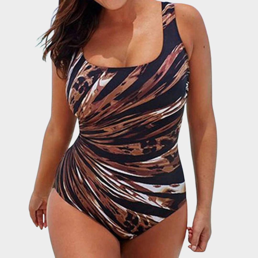 Women One Piece Swimsuit – Push Up Bodysuit Fit with Closed Back Design – Stretch Fabric – Full Coverage Support – Multiple Colours